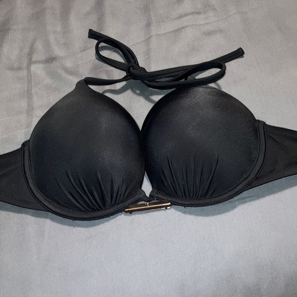 Victoria's Secret Black Halter Bikini Top - Picture 1 of 3